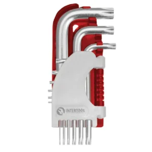 Набір Г-подібних ключів TORX 9шт, Т10-Т50