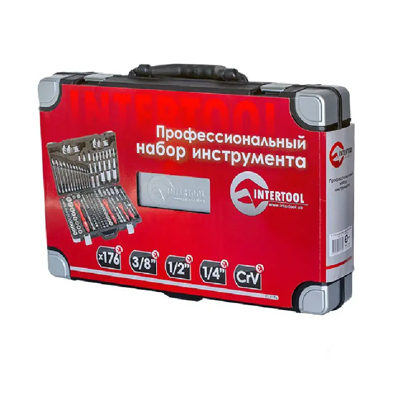 Професійний набір інструменту 1/2″, 1/4″ 3/8″  (176од)