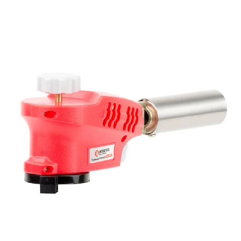 Пальник портативний,п’єзозапалювання на курку, регулятор, розсікач полум’я