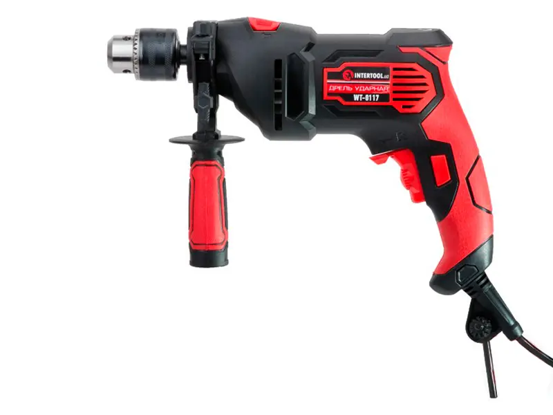 Дрель ударна 710W, 0-3000об/хв, D=1.5-13мм