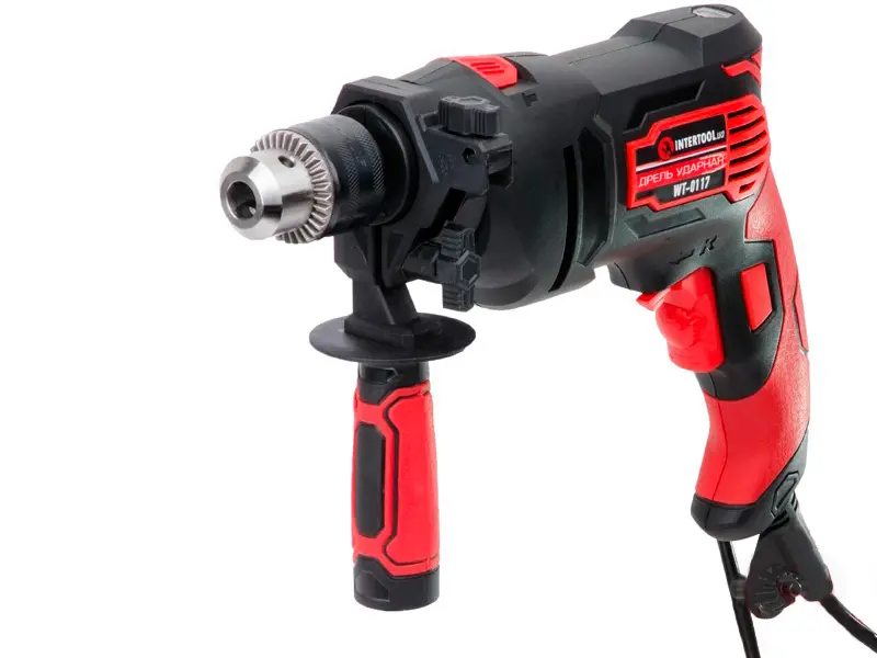Дрель ударна 710W, 0-3000об/хв, D=1.5-13мм
