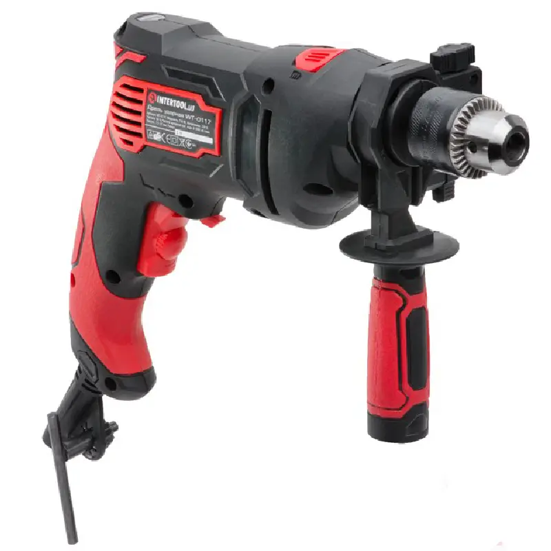 Дрель ударна 710W, 0-3000об/хв, D=1.5-13мм