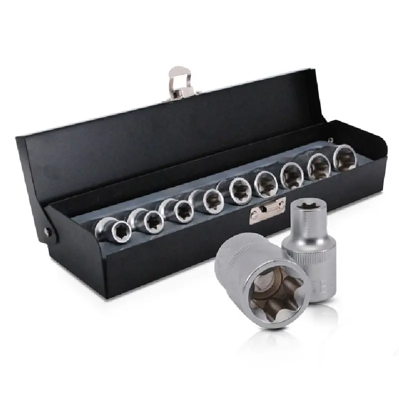 Набір головок TORX E10-E24 (9од) – 1/2″