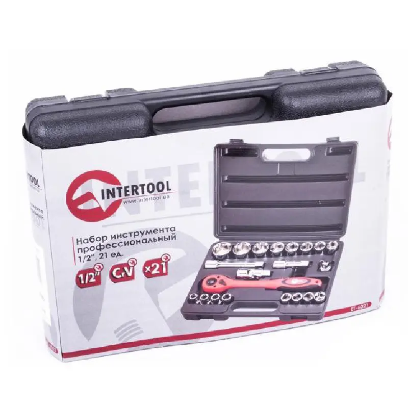 Професійний набір інструменту 1/2″ (21од) Cr-V