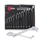 Набір накидних ключів (12од) 6-32мм Cr-V, покриття сатин-хром