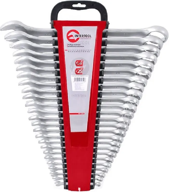 Набір комбінованих ключів (25од) (6мм-32мм) Cr-V