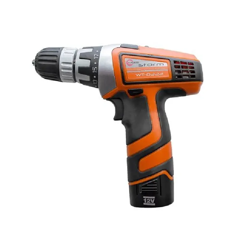 Шуруповерт STORM Li-lon, 12В, 0-400/0-1200об/мин