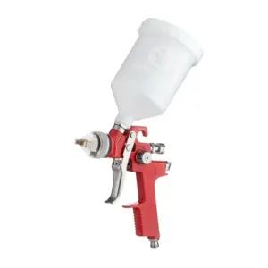 Фарборозпилювач Intertool Hvlp Red Prof 1.4 мм верхній пластиковий бачок 600мл., 3бар (вир-во INTERTOOL)