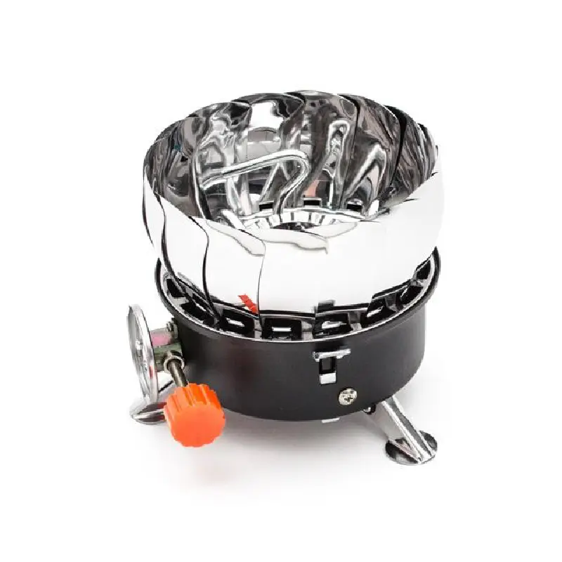 Пальник портативний туристичний з захистом від вітру