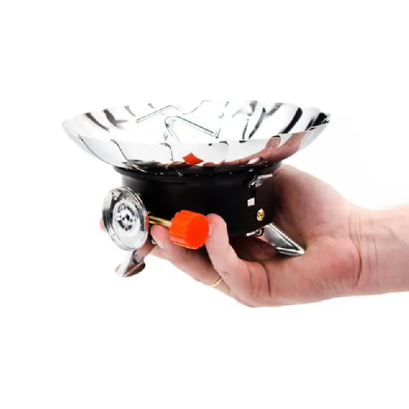 Пальник портативний туристичний з захистом від вітру