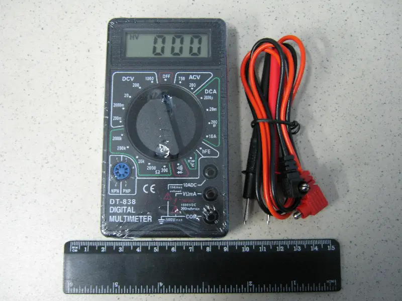 Мультиметр тестер DT838