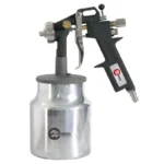 Пістолет фарбуваючий пневмaтичний, форсунка 1,5мм, бачок 1000мл, 3,5-7bar