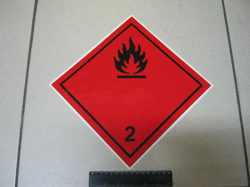 Наклейка “Клас небезпеки 2”