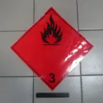 Знак, “Клас небезпеки 3″(налiпка)