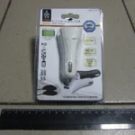 Адаптер автомобільний (прикурювач-USB) 12/24V DC 2*5V-2100/1000mA AUTO WELLE