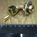 Штуцер кутовий M20x1.5 (діам. 12)