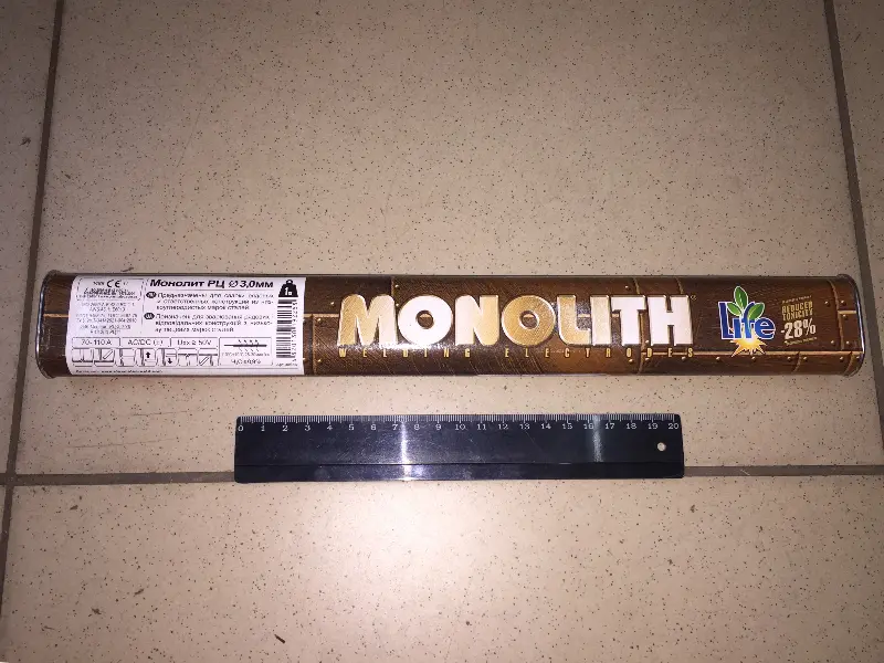 Електроди Монолит РЦ D=3мм (1кг) тубус (вир-во TM MONOLITH)