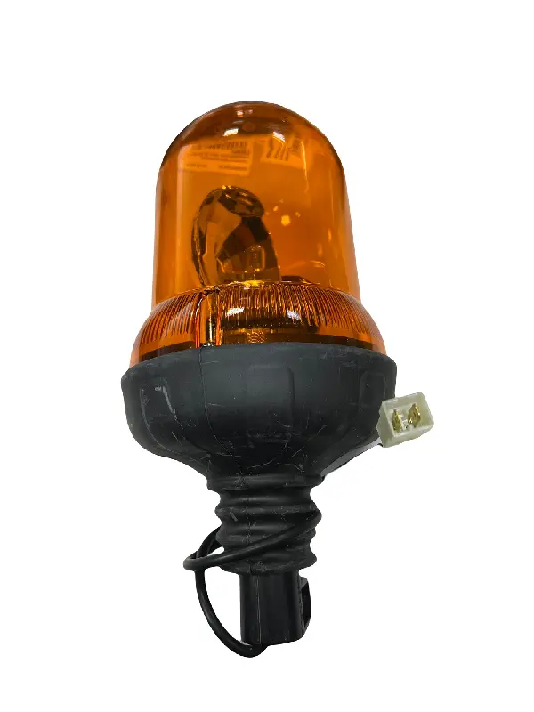 Маячок проблисковий авто. стаціонарний жовтий під лампочку 24В