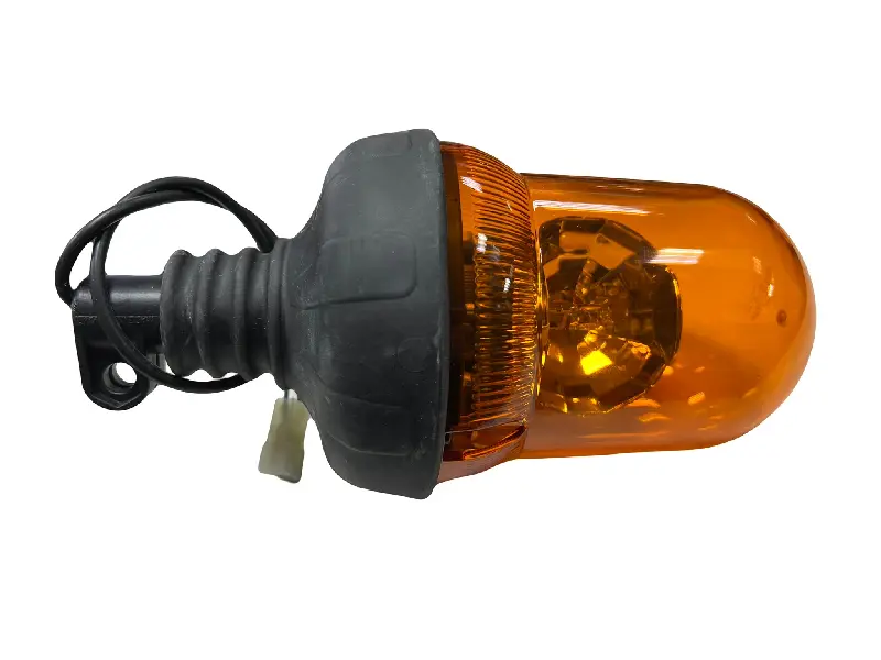 Маячок проблисковий авто. стаціонарний жовтий під лампочку 24В