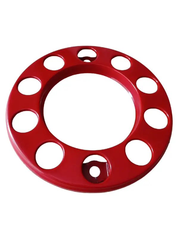 Ковпак колеса переднього 22,5 металевий червоний