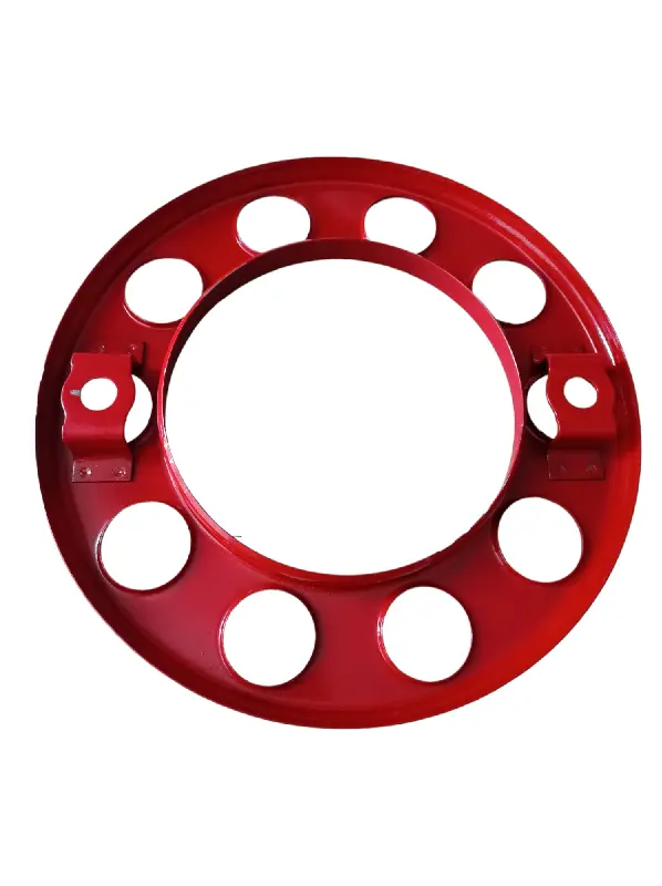 Ковпак колеса переднього 22,5 металевий червоний