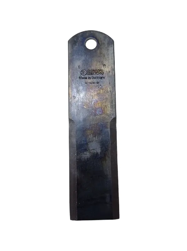 Ніж подрібнювача не рухливий Claas/JD глад.195х50х3 d=12(Z35241/00600300/D49019000/41001121)(MWS)