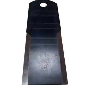 Ніж подрібнювача не рухливий NH гладкий 140х50х3 d=12 (84437640/87318524/87618524) (MWS)