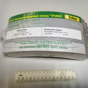 Накладка гальм. ПАЗ-3205 сверл. R0 (із закл.) (вир-во Трибо)