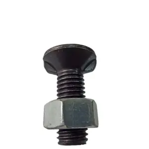 Болт 1199B М12х35 (10,9) з 2-ма упорами DIN11014 чорн. з гайкою  (в-во Unibolt)