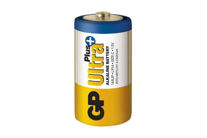 Батарейка GP C (LR14) 1,5 V Ultra Plus Alkaline 14AUP-U2 . C, LR14, Baby, блістер