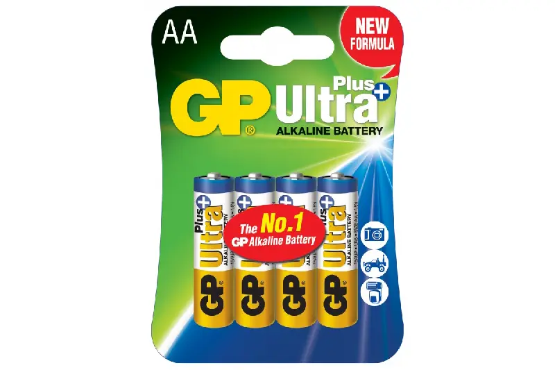 Батарейка GP AA (LR6) 1.5V лужна Ultra Plus Alkaline 15AUPHM-2UE4