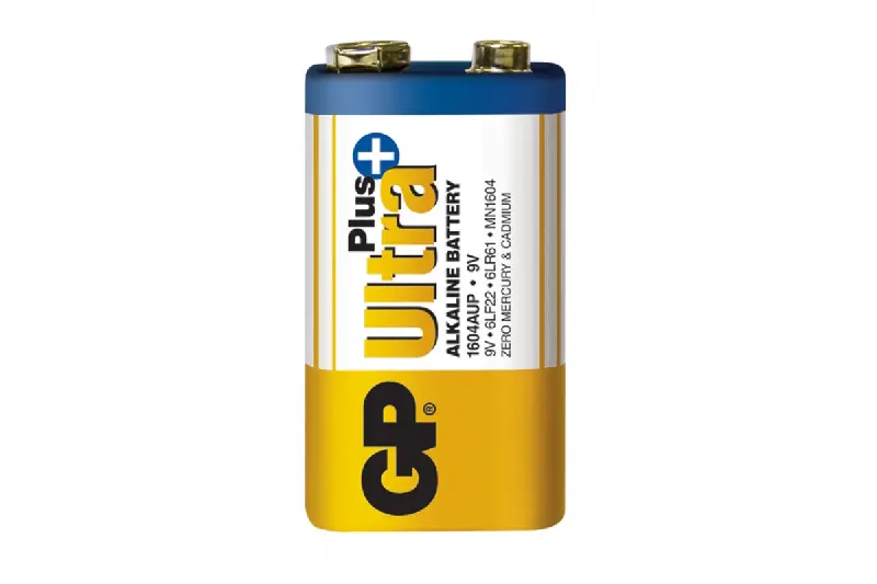 Батарейка GP 6LF22 (крона) 9V Ultra Plus Alkaline 1604AUP-S1