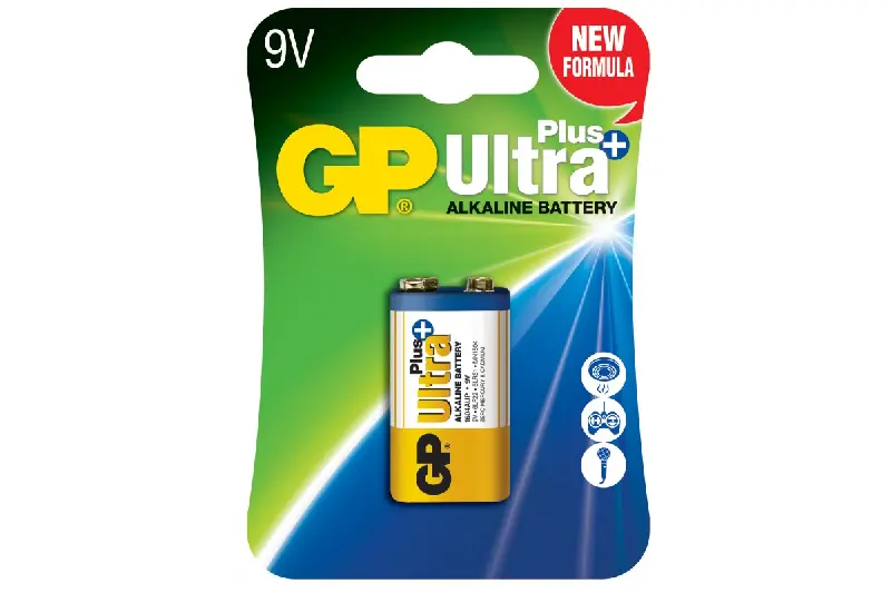 Батарейка GP 6LF22 (крона) 9V Ultra Plus Alkaline 1604AUP-U1