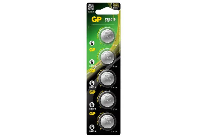 Батарейка GP CR2016 дискова Lithium Button Cell 3.0V CR2016-8U5 літієва