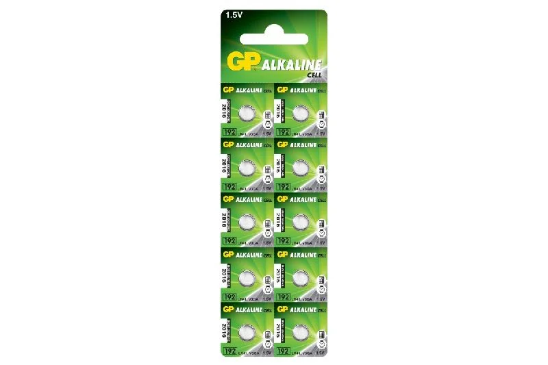 Батарейка GP AG3 Alkaline Button Cell 1,5V 192-U10 годинник лужна LR41