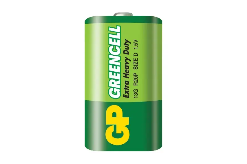 Батарейка GP Greencell 13G сольова 1.5V 13G-S2, R20, D,