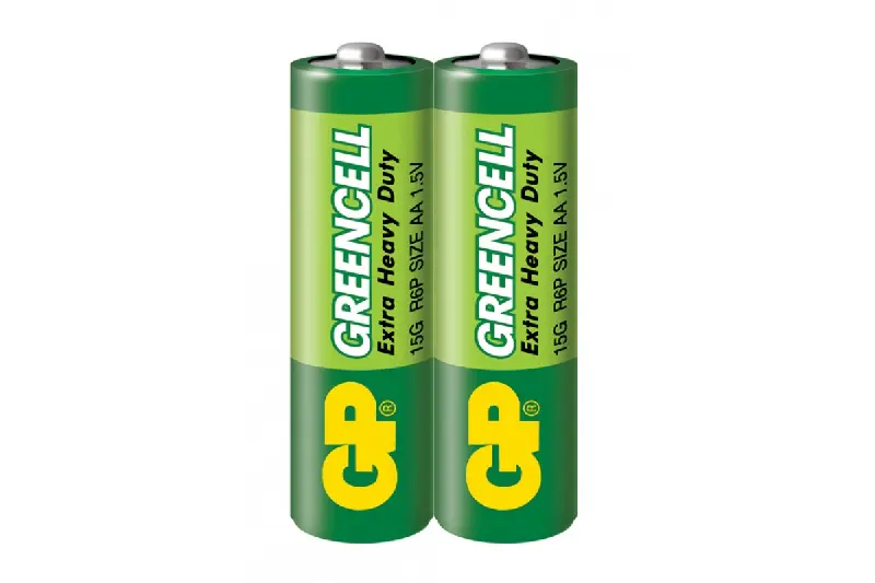 Батарейка GP Greencell 15G сольова 1.5V  15G-S2, R6, AA,