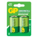 Батарейка GP Greencell 13G сольова 1.5V 13G-U2, R20, D, блістер