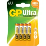 Батарейка GP AAA (LR03) Ultra Alkaline 1,5V щелочная 24AU-U4