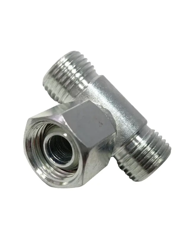 Штуцер потрійний М16х1,5-М16х1,5-М16х1,5 з гайкою S19 <ДК>