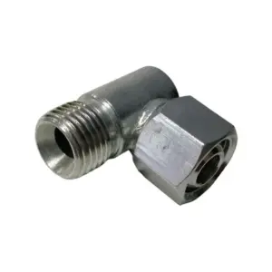 Штуцер кутовий M16 * 1.5-M16 * 1.5 з гайкою S 19 <ДК>