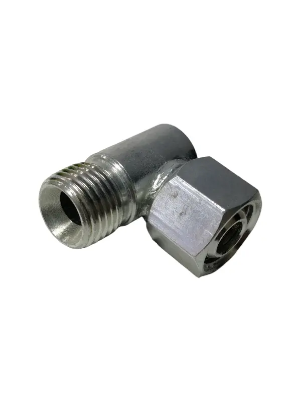 Штуцер кутовий M16 * 1.5-M16 * 1.5 з гайкою S 19 <ДК>