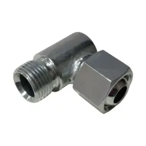 Штуцер кутовий M18 * 1.5-M18 * 1.5 з гайкою S 22 <ДК>