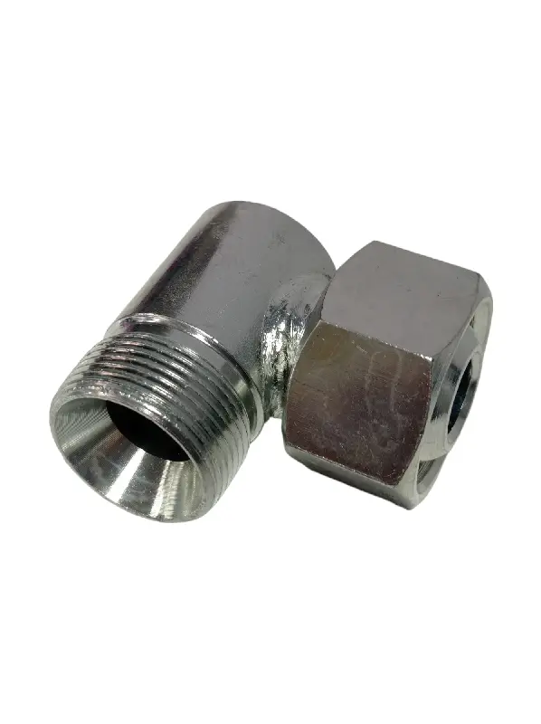 Штуцер кутовий М27х1,5-М27х1,5 з гайкою S 32 <ДК>