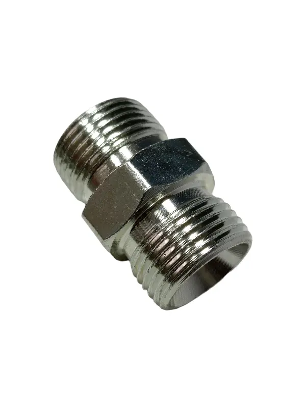 Штуцер з`єднувальний S24хS24 (S22) (М20×1,5-М20×1,5)