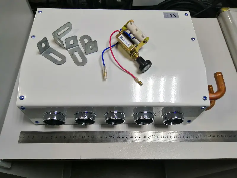 Нагрівник салона Богдан, Еталон в сборе 24V 5 сопл