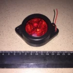 Ліхтар габаритний 24V LED червоний (таблетка) (вир-во RIDER)