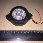 Ліхтар габаритний 24V LED білий (таблетка) (вир-во RIDER)