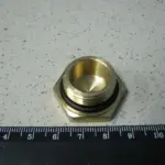 Заглушка з кільцем ущільнювачем M22x1.5 (метал) (RIDER)