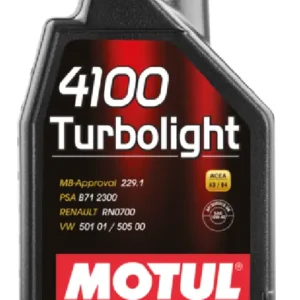 Олива моторна Motul 4100 Turbolight 10W-40 1